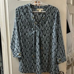 Michael Kors snake print shirt